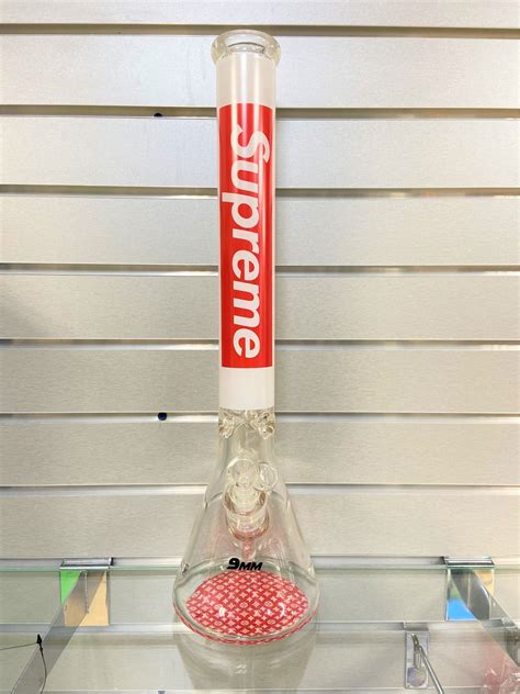 supreme lv bong|Supreme Design Glass Bong – 20″ .